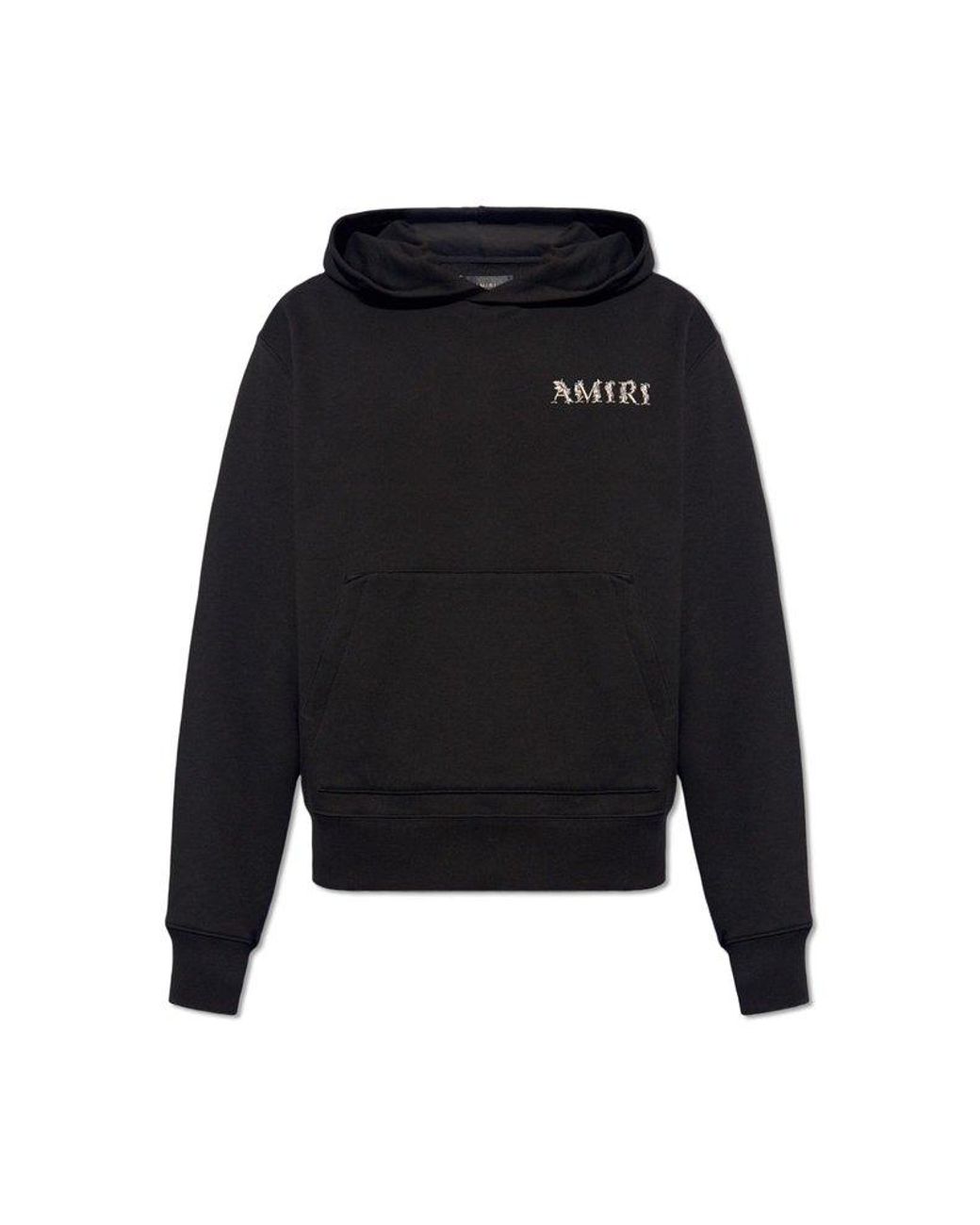 Amiri Ma Baroque Logo Hoodie in Black for Men | Lyst