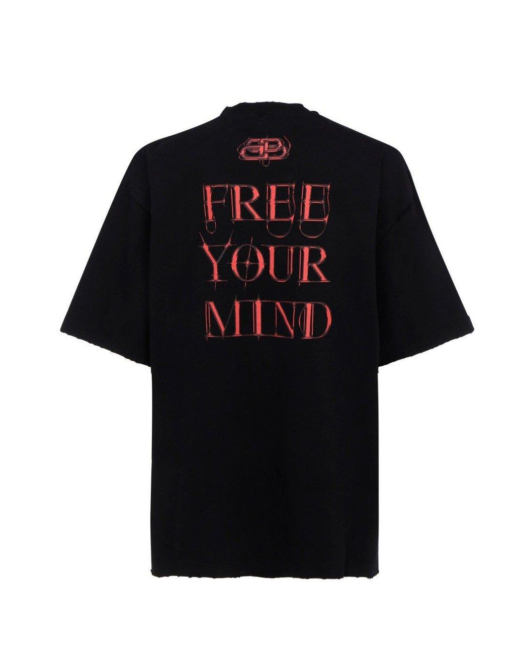 Balenciaga Free Your Mind T-shirt in Black for Men | Lyst Balenciaga Free Your Mind T-shirt in Black for Men | Lyst