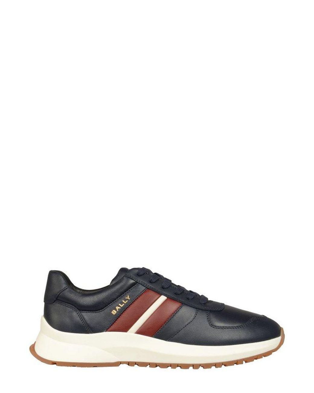 Bally Lift Sneaker In Navy Blue Fabric 6313541
