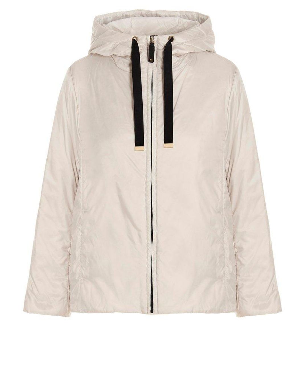 Max Mara Travel Jacket In Anti-drop Technical Canvas in Natural Womens Clothing Jackets Casual jackets 