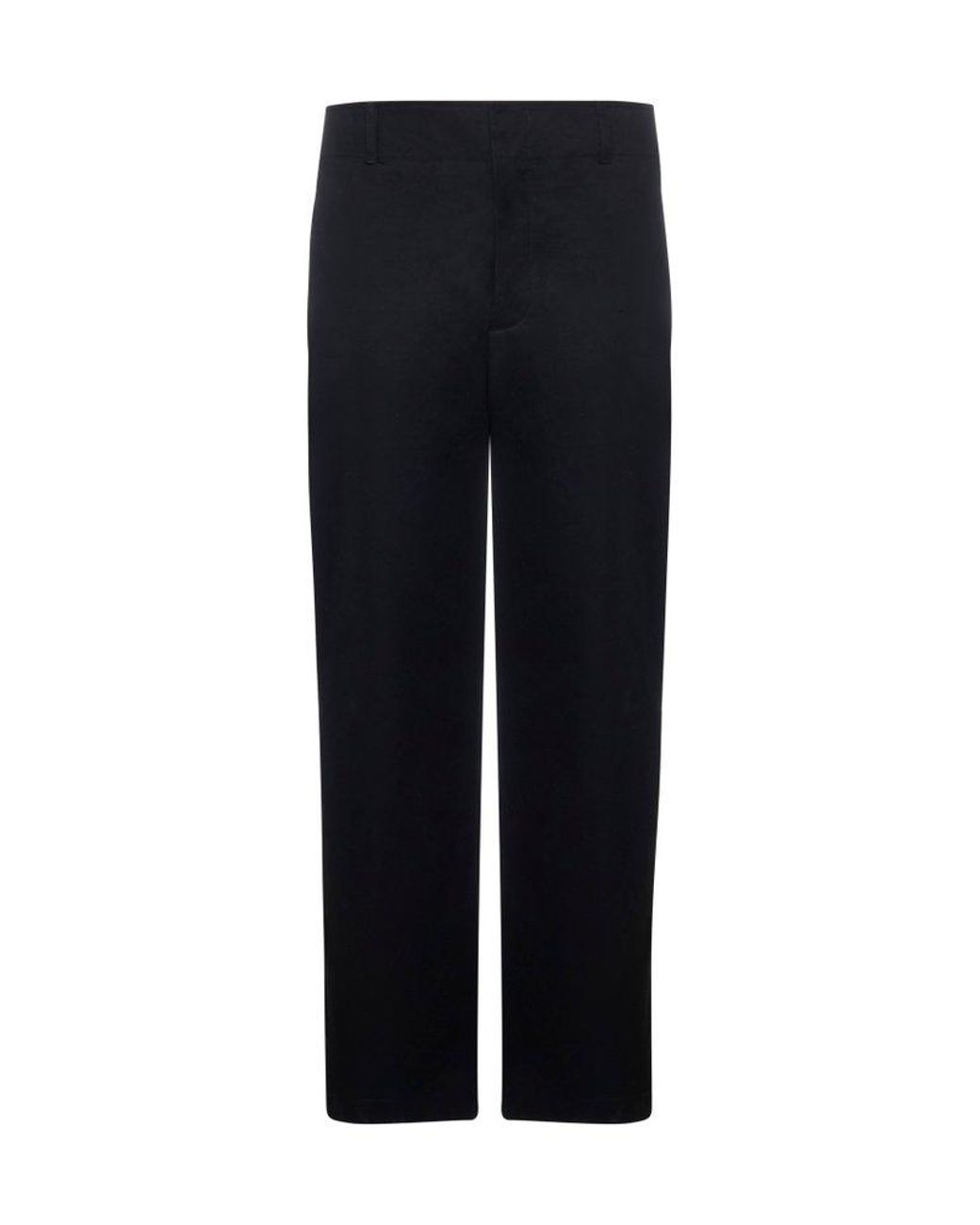 Bottega Veneta Strap Detailed Tailored Trousers in Black for Bottega Veneta Strap Detailed Tailored Trousers in Black for