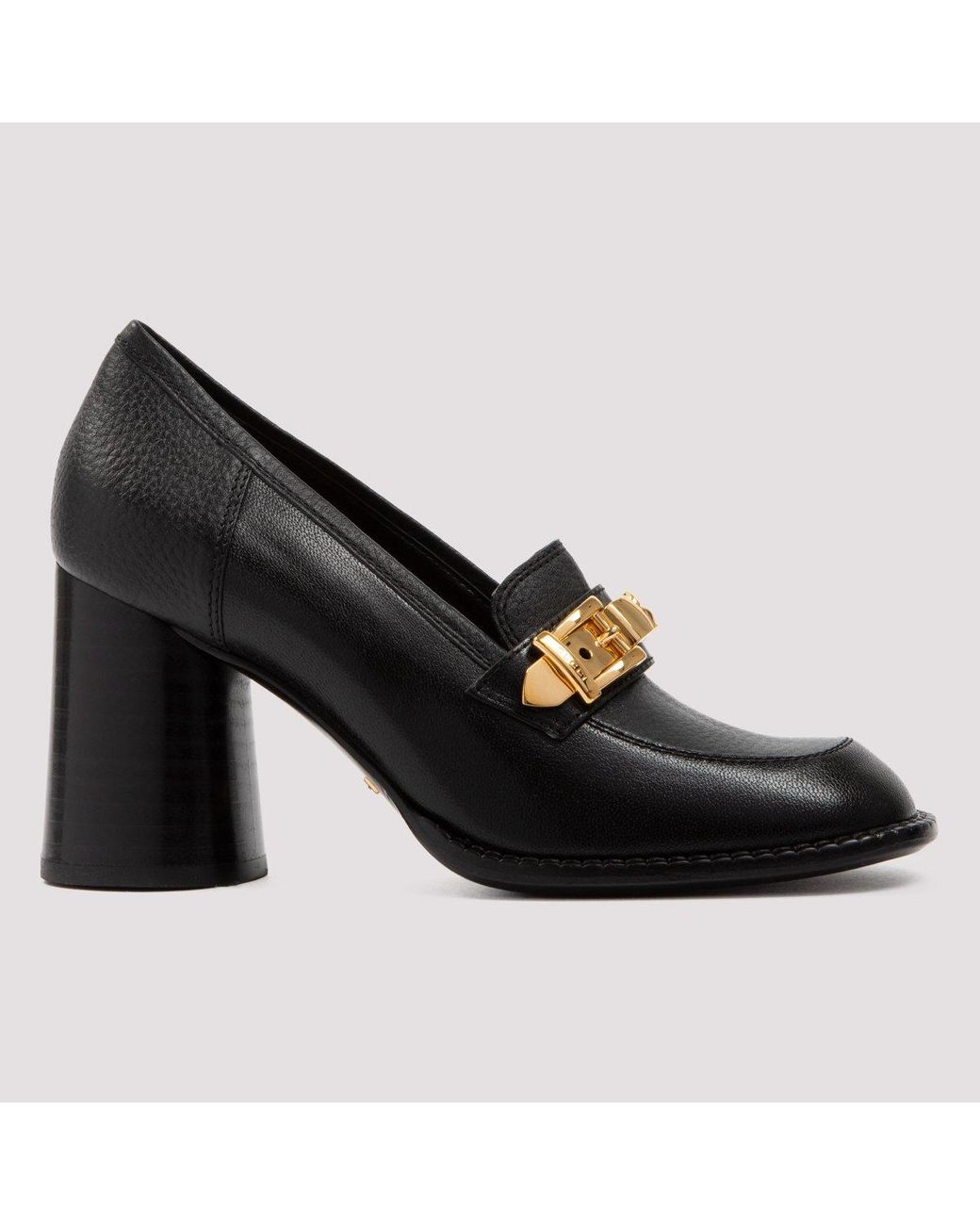 Gucci Jeanne Chain Kiltie Heeled Loafers | Neiman Marcus