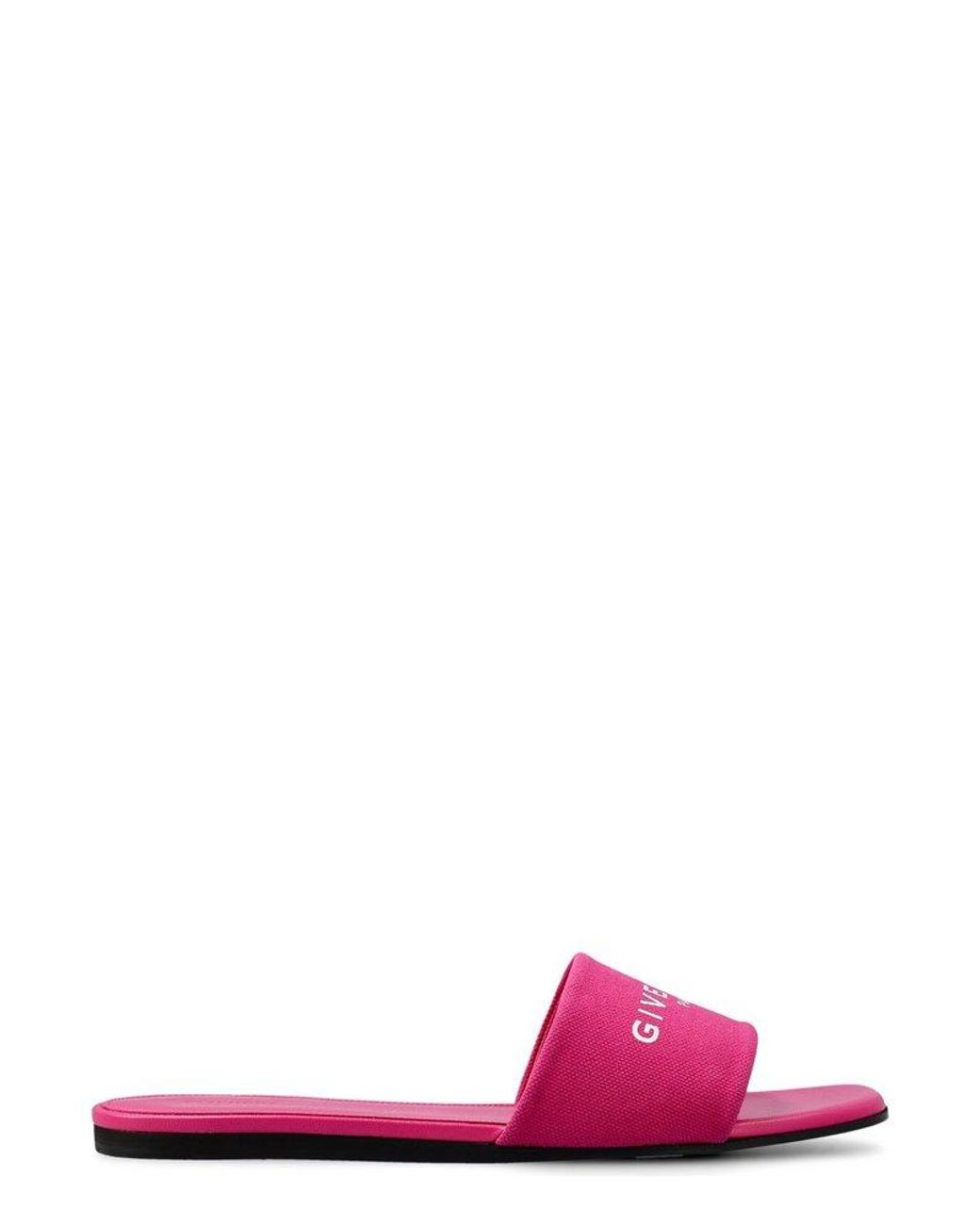 Givenchy 4g Logo Detailed Slides in Pink | Lyst