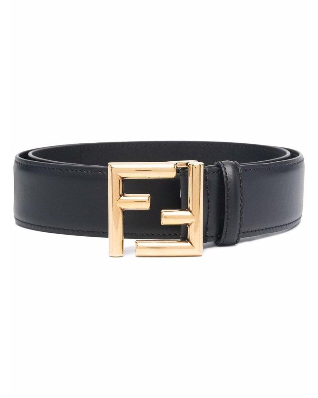 Fendi Ff-motif Belt in Black | Lyst