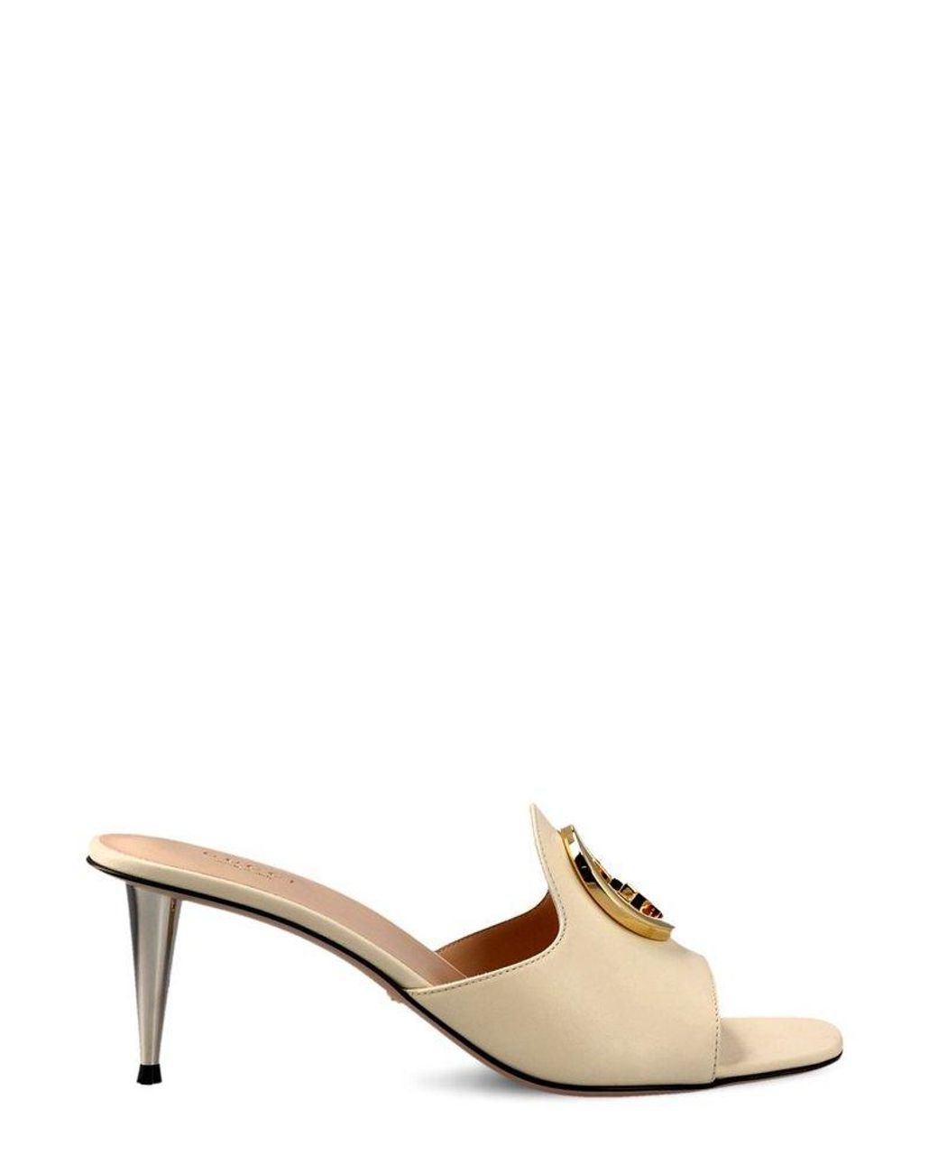 Gg marmont deals peep toe mule