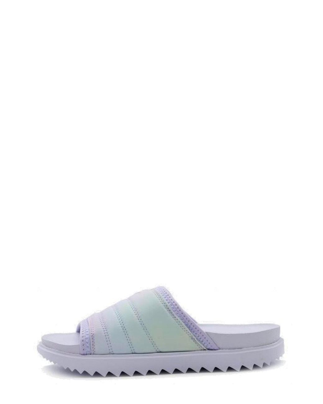 Nike Asuna Logo Embroidered Slides in Purple | Lyst