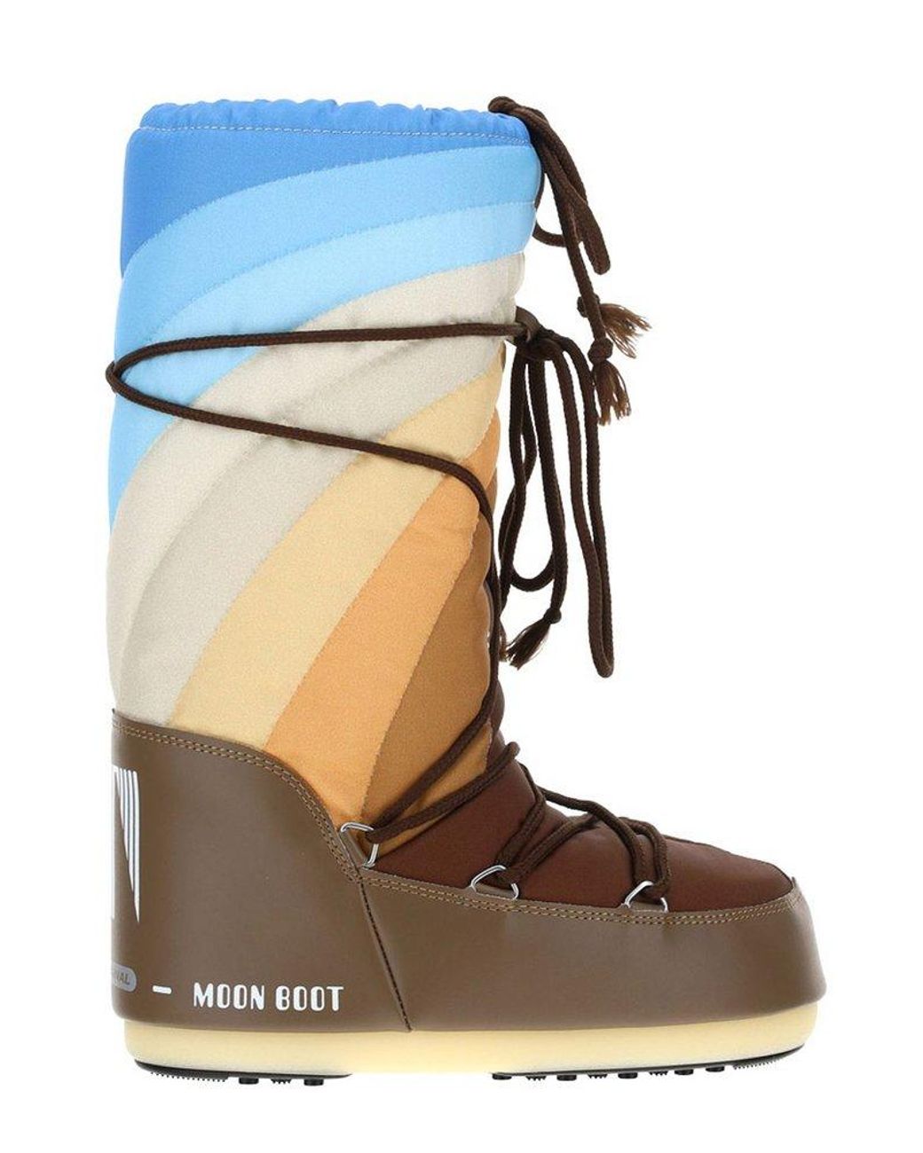 Moon Boot Icon Rainbow Boots in Blue Lyst UK