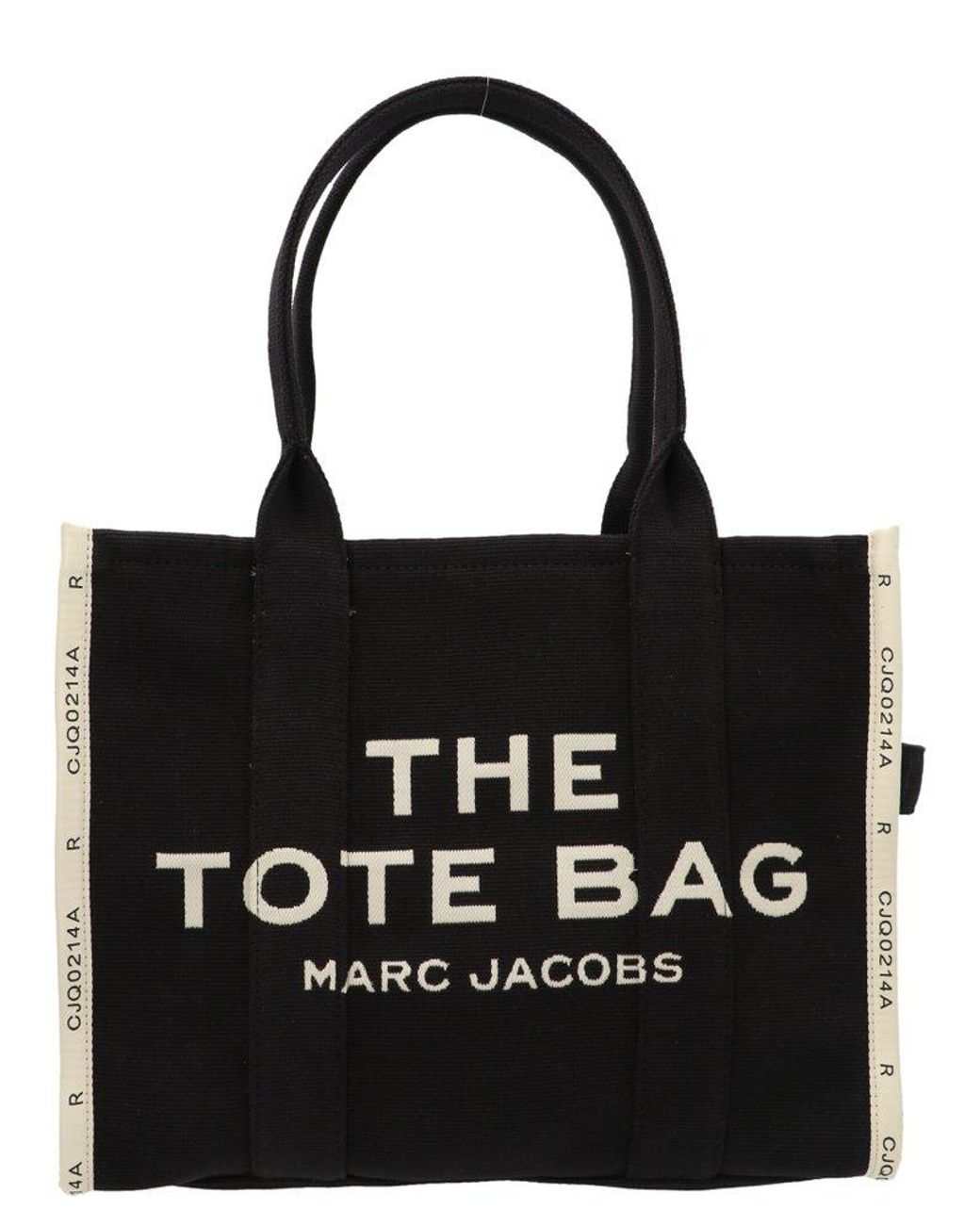 Marc Jacobs Cotton The Jacquard Logo Detailed Tote Bag in Nero (Black) |  Lyst