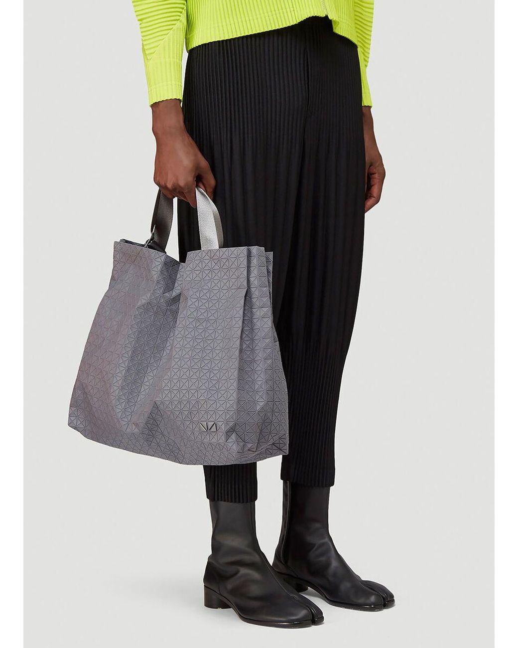 bao bao issey miyake cart tote bag