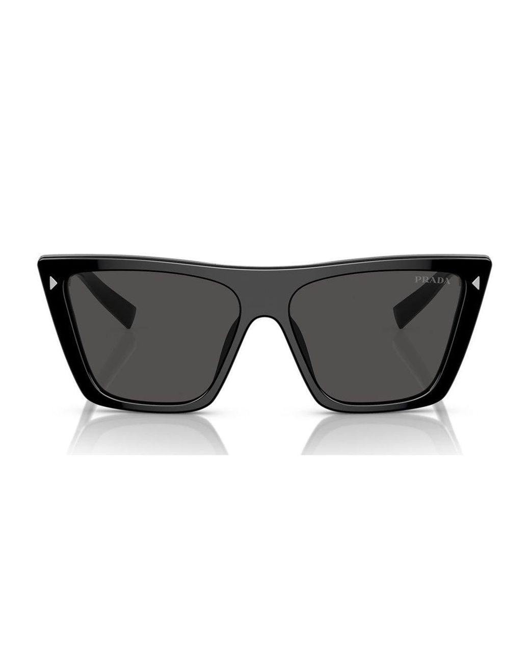 Prada Butterfly-frame Sunglasses in Black | Lyst