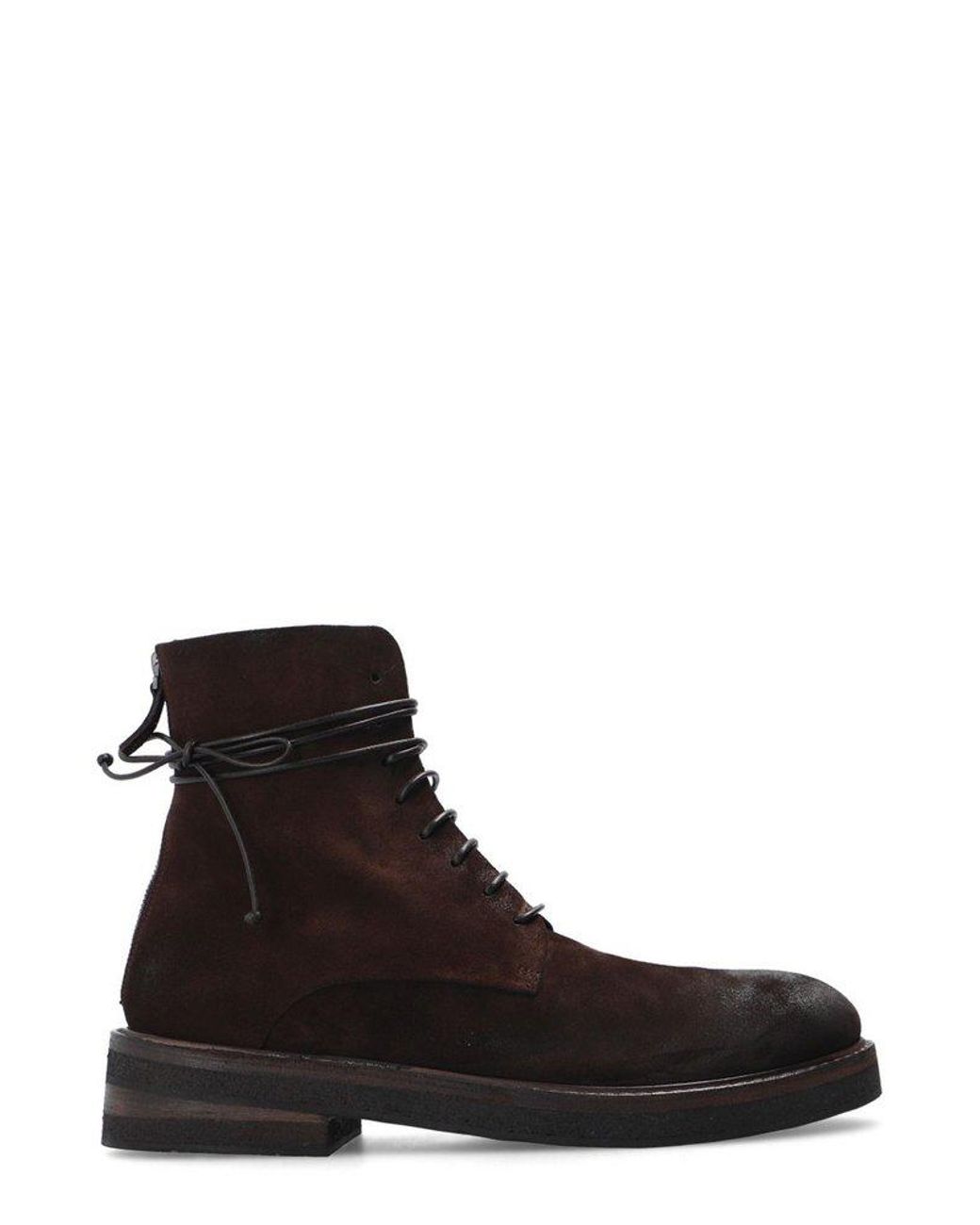 Marsèll Parrucca Lace-up Ankle Boots in Black for Men | Lyst