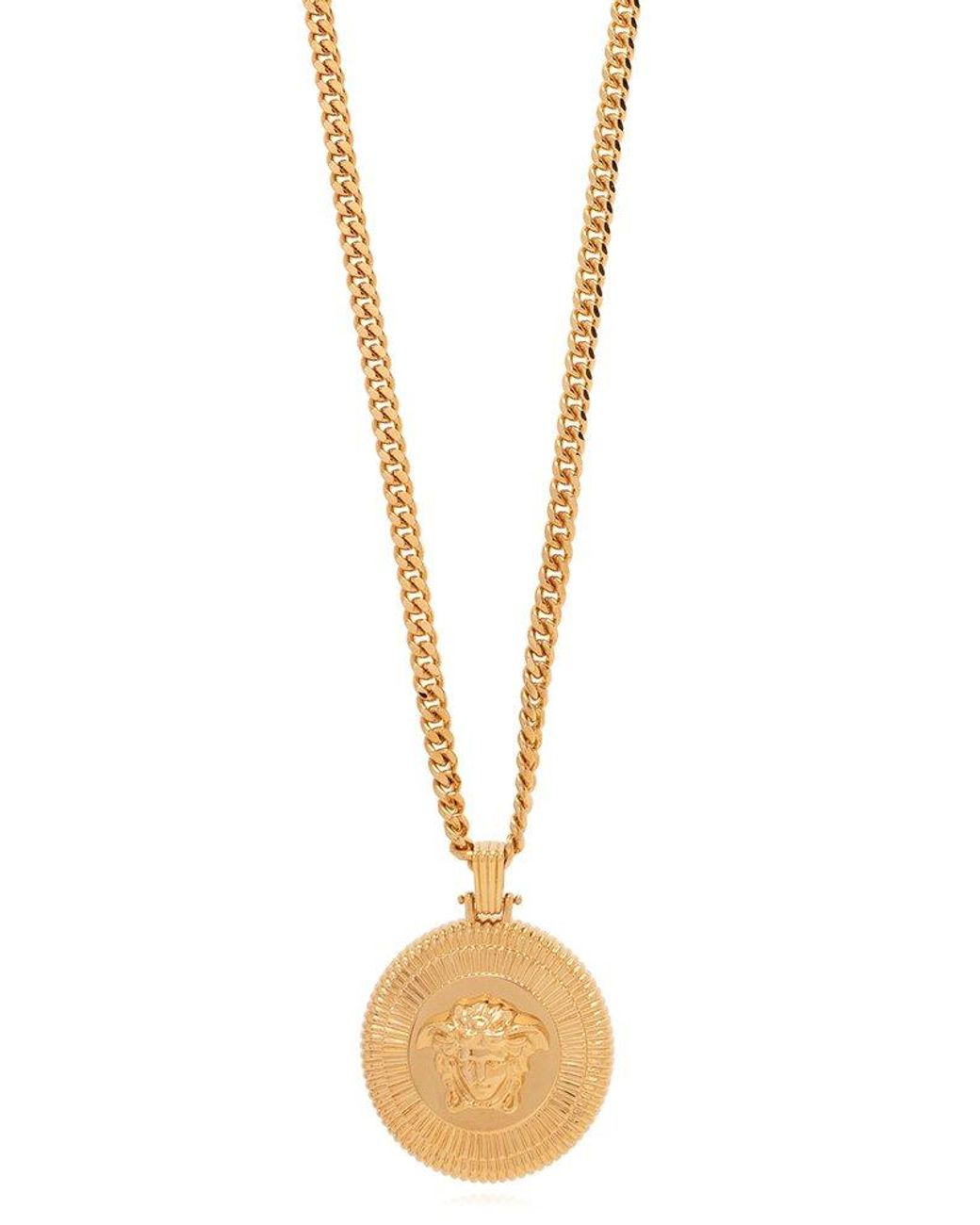 Versace Medusa biggie Necklace in Metallic for Men Lyst