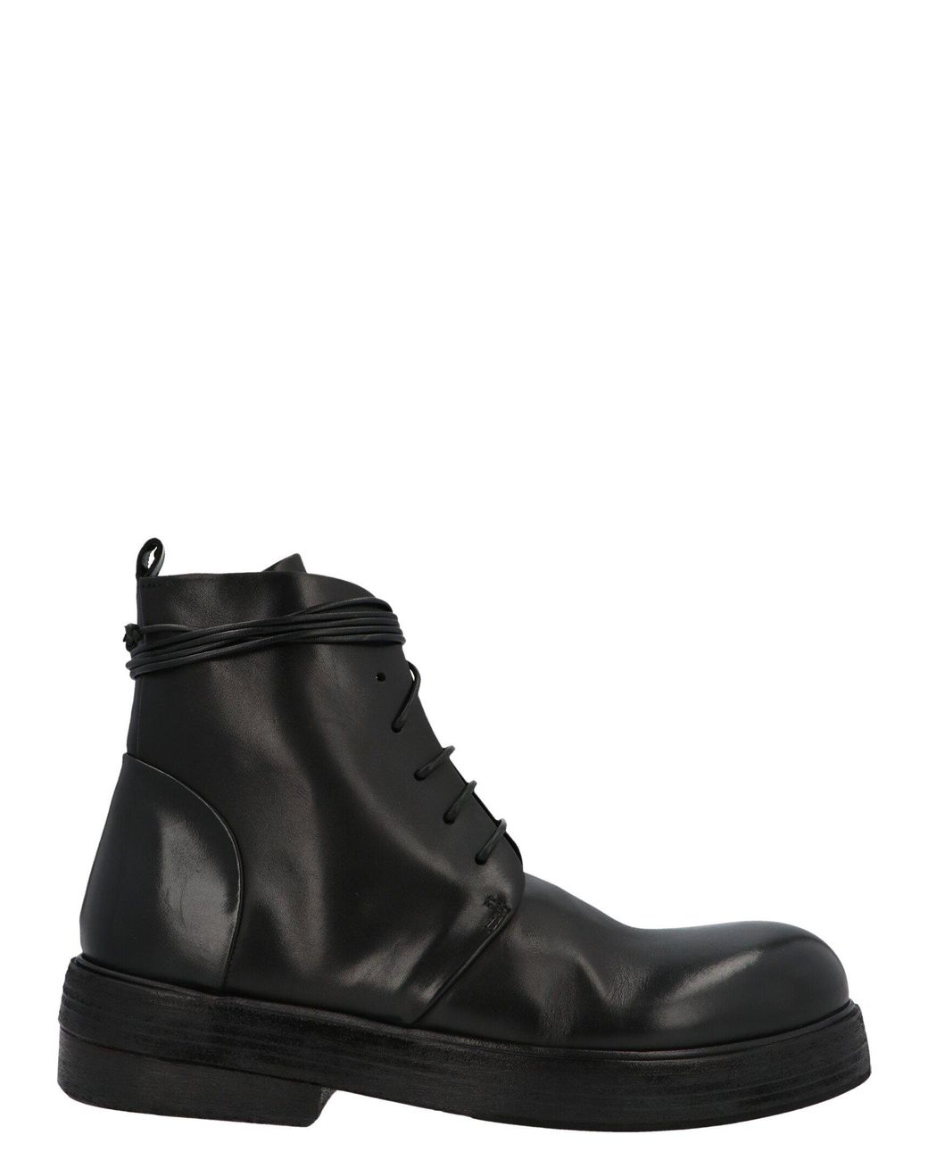 Marsèll Leather Zuccolona Combat Boots in Black for Men - Lyst