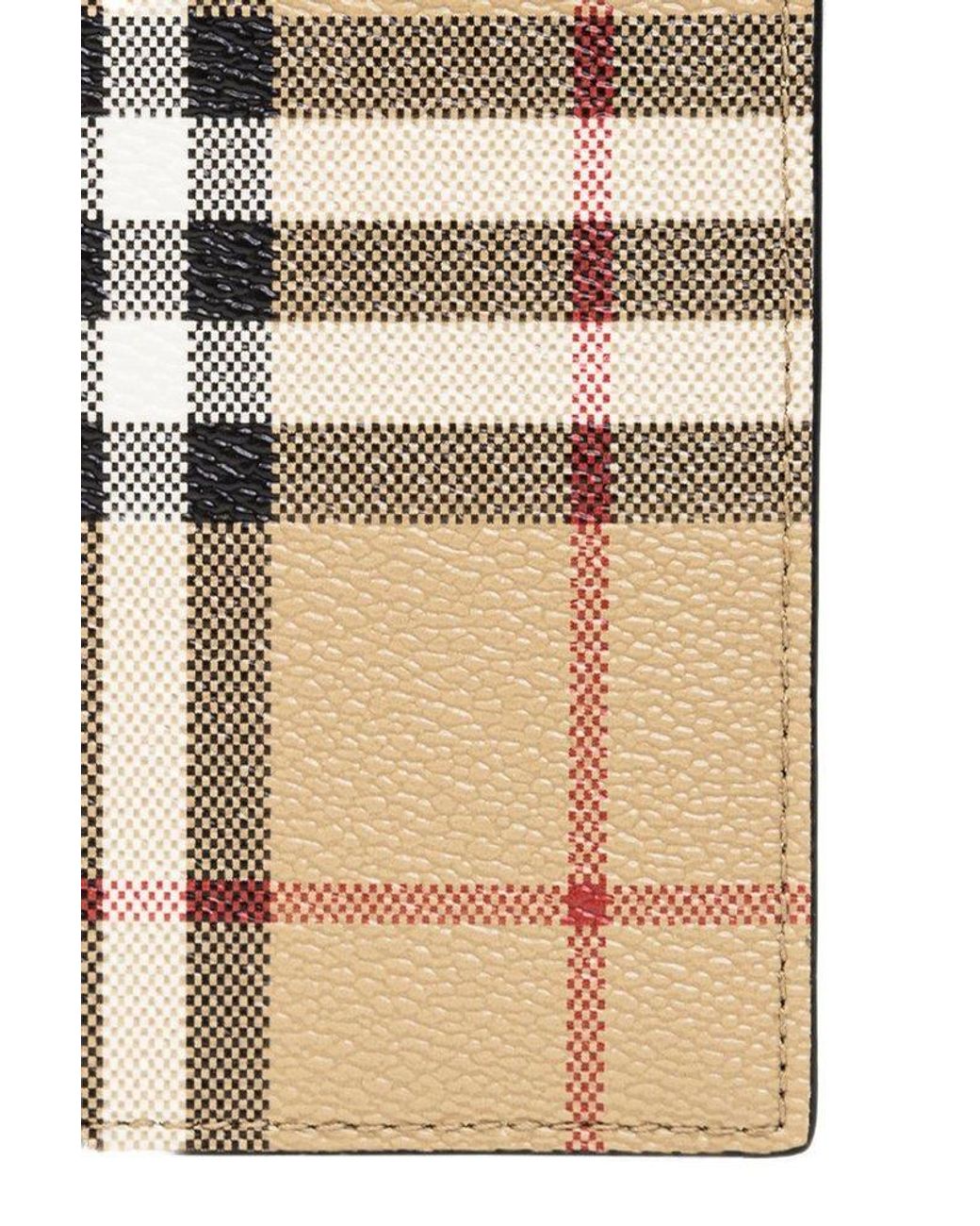 Burberry passport wallet top