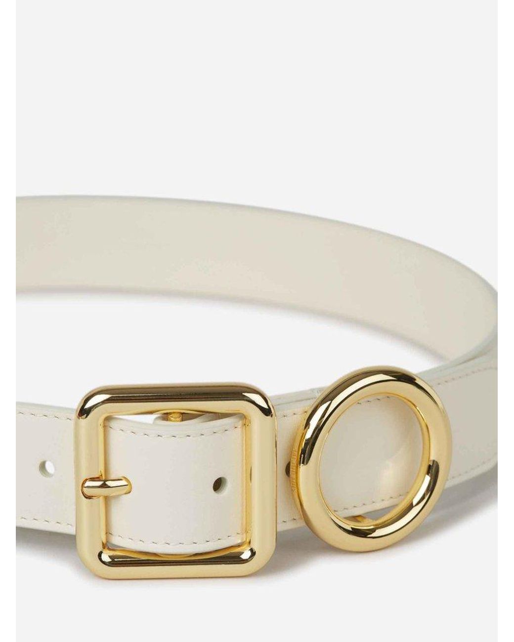 【関税&送料込み】Jacquemus Square Circle Belt Jacquemus Square Circle Belt in Natural | Lyst Canada
