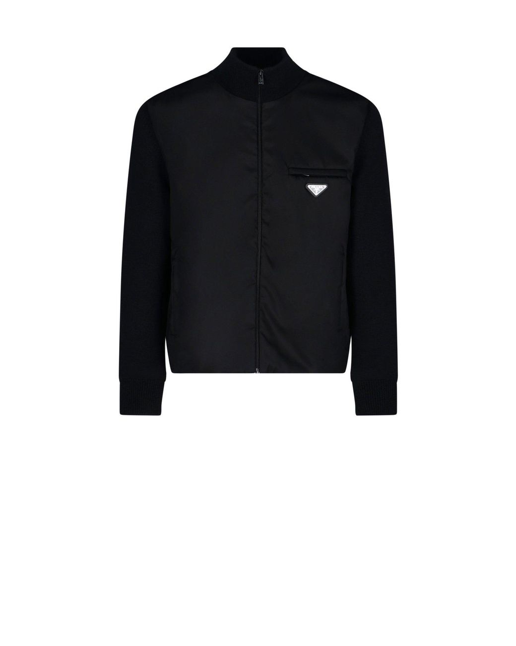 prada black cardigan
