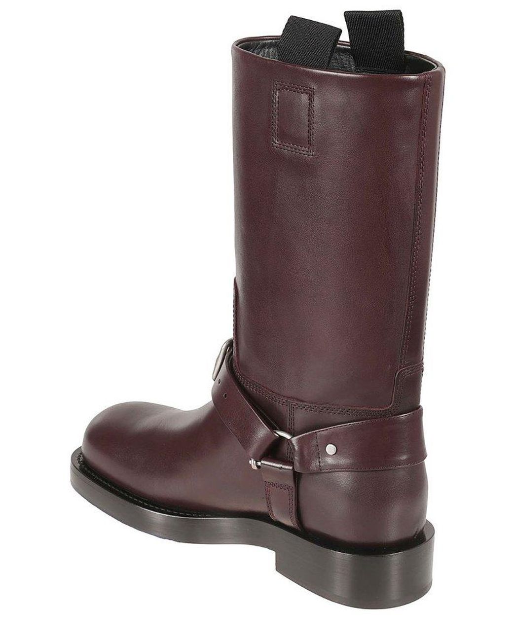 Burberry Saddle Buckle Fastened Ankle Boots in Brown for Men Lyst UK