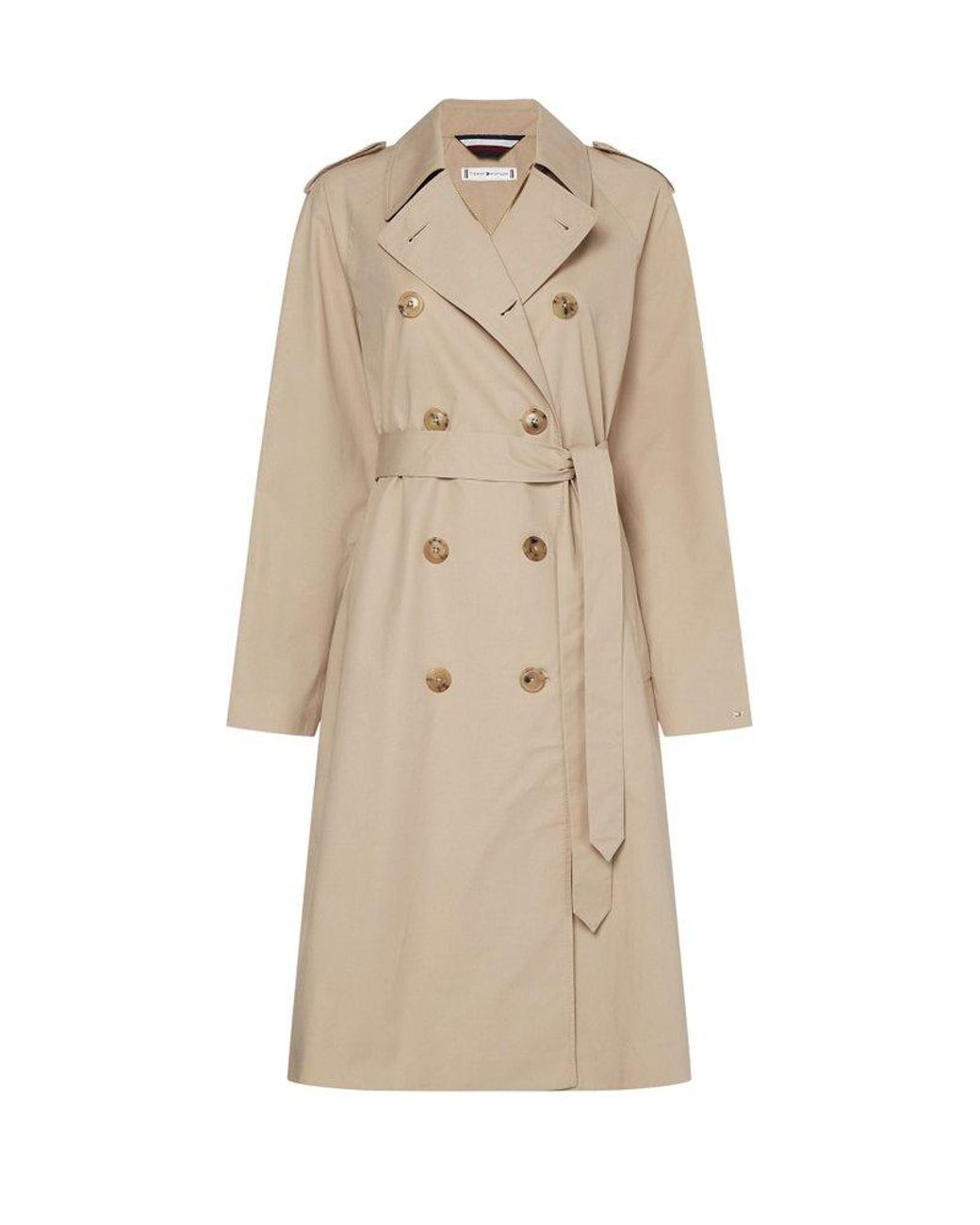 Hilfiger Double-breasted Belted Trench Coat in Canada