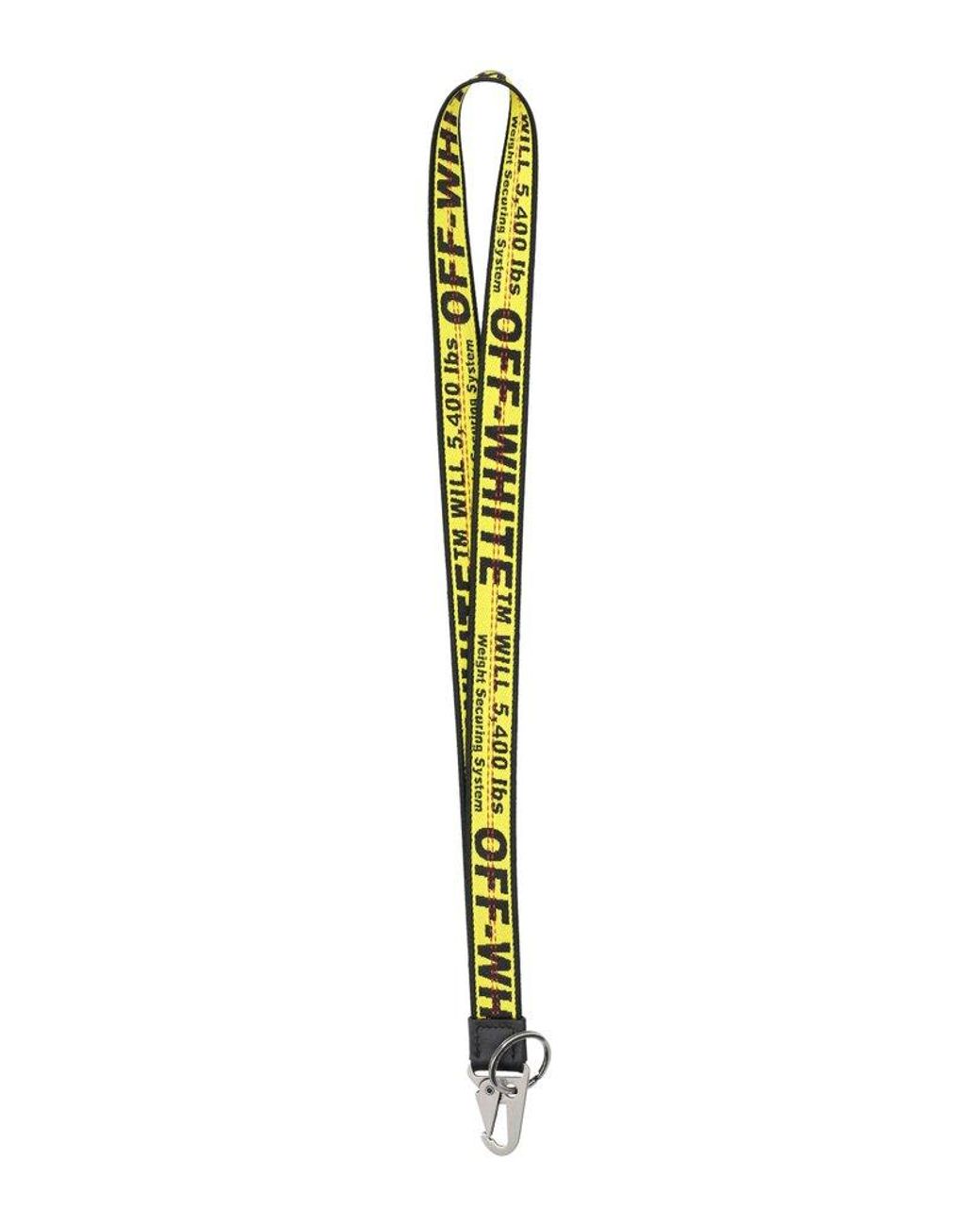 Off-White c/o Virgil Abloh Webbing Lanyard-style Keychain in Metallic for  Men | Lyst