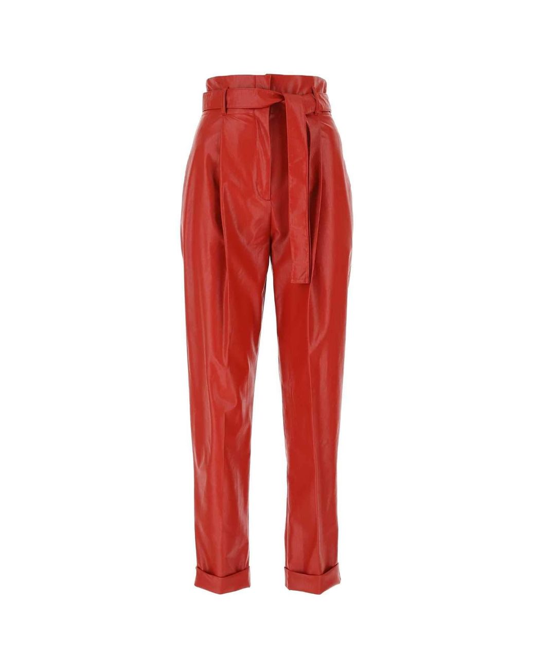 Philosophy Di Lorenzo Serafini Synthetic Belted Faux Leather Pants in ...