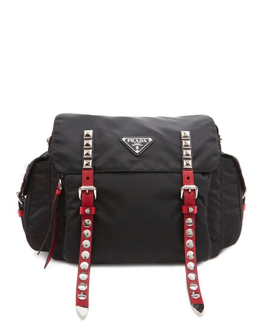 Prada Re-Edition Black Vela Nylon Messenger Bag