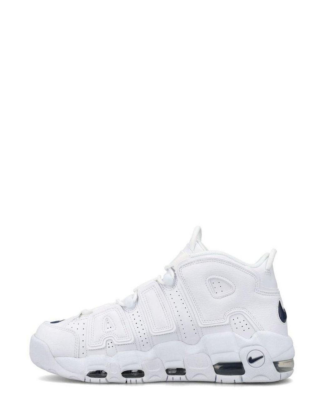 Nike Rubber Air More Uptempo 96 in White Navy (White) - Save 10% | Lyst UK