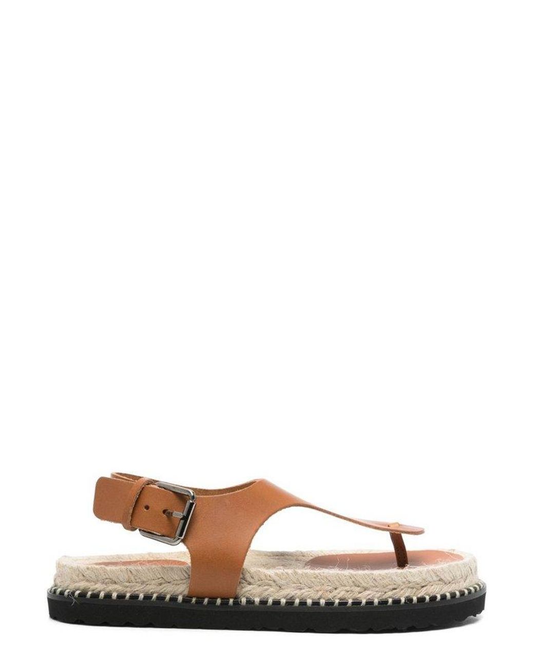 フラットシューズ CASTANER TOKIO/261 THONG SANDALS IN SMOOTH LEATHER Calzado de Mujer estilo Sandalia con Plana de 3cm de altura