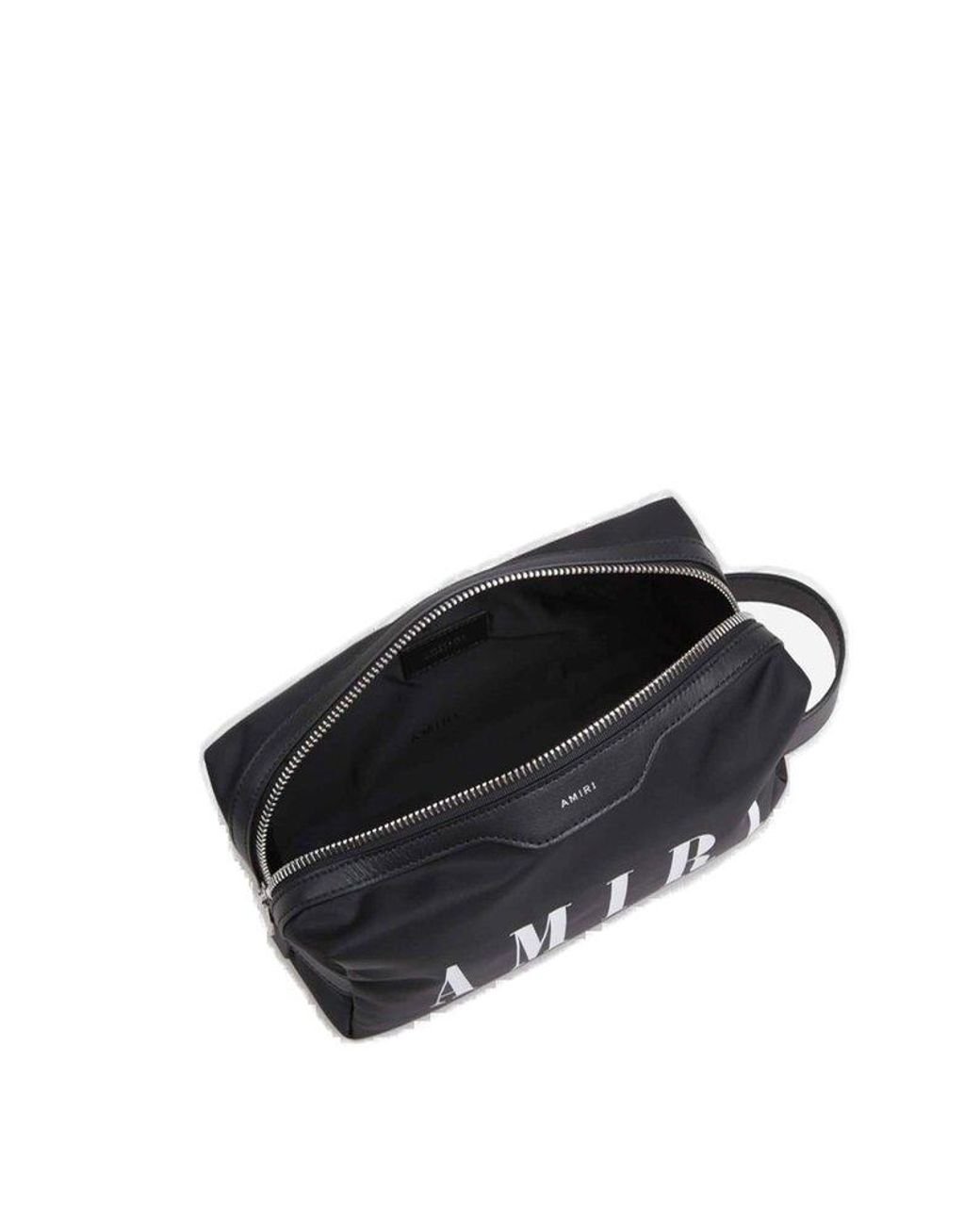 Amiri Logo Printed Dopp Kit Toiletry Bag in Black for Men | Lyst