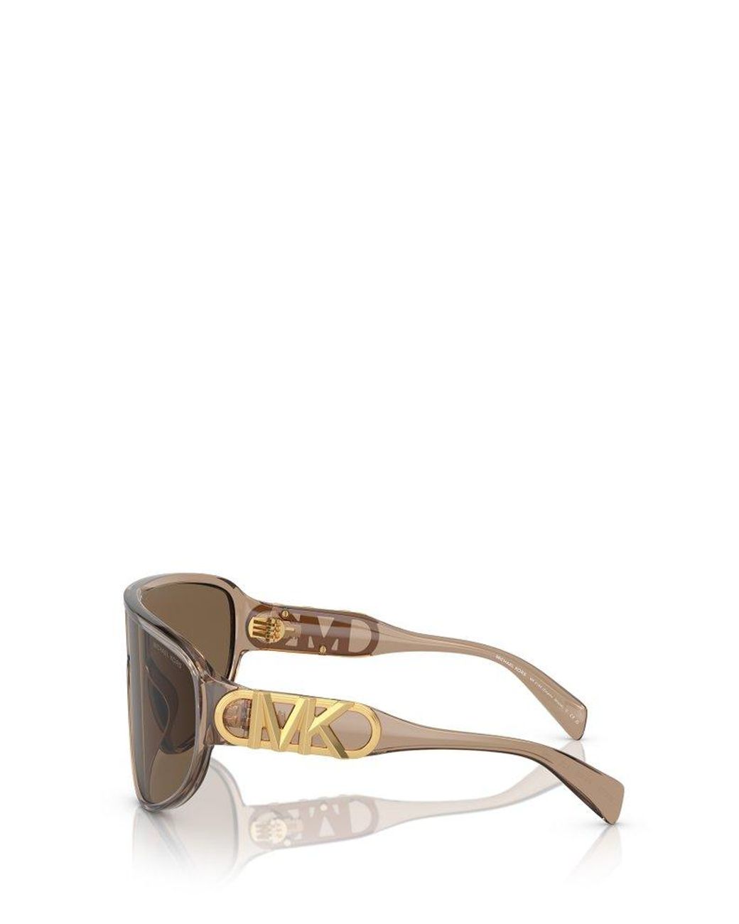 Michael Kors Empire Shield Frame Sunglasses in Grey Lyst UK
