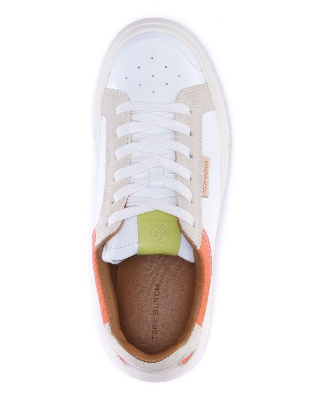 Tory Burch Ladybug Lace-up Sneakers in White | Lyst