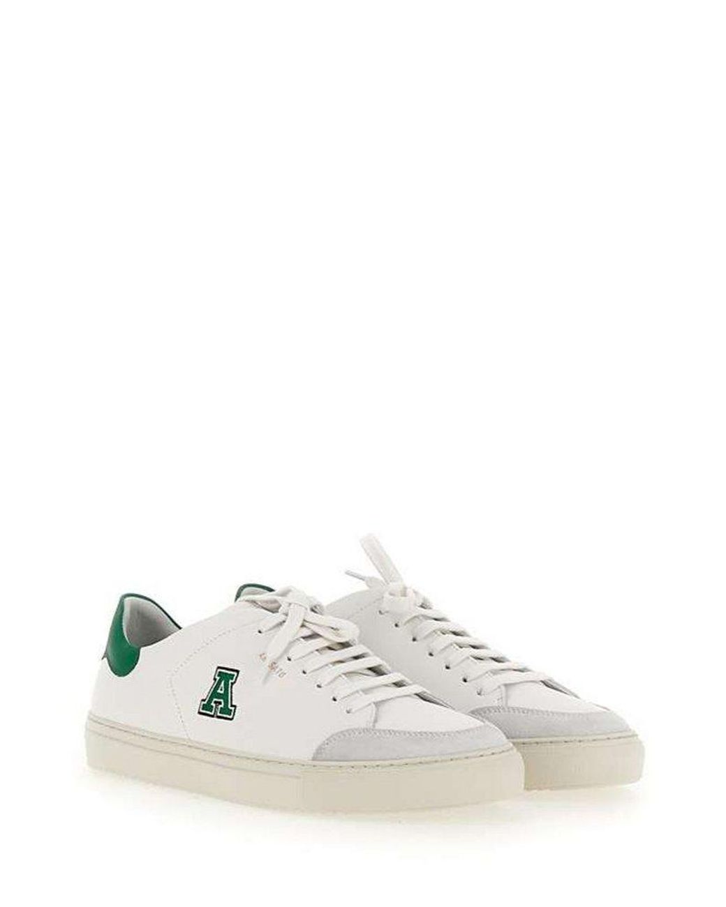 Axel Arigato Clean 90 Varsity Embroidery Sneakers in White for Men | Lyst