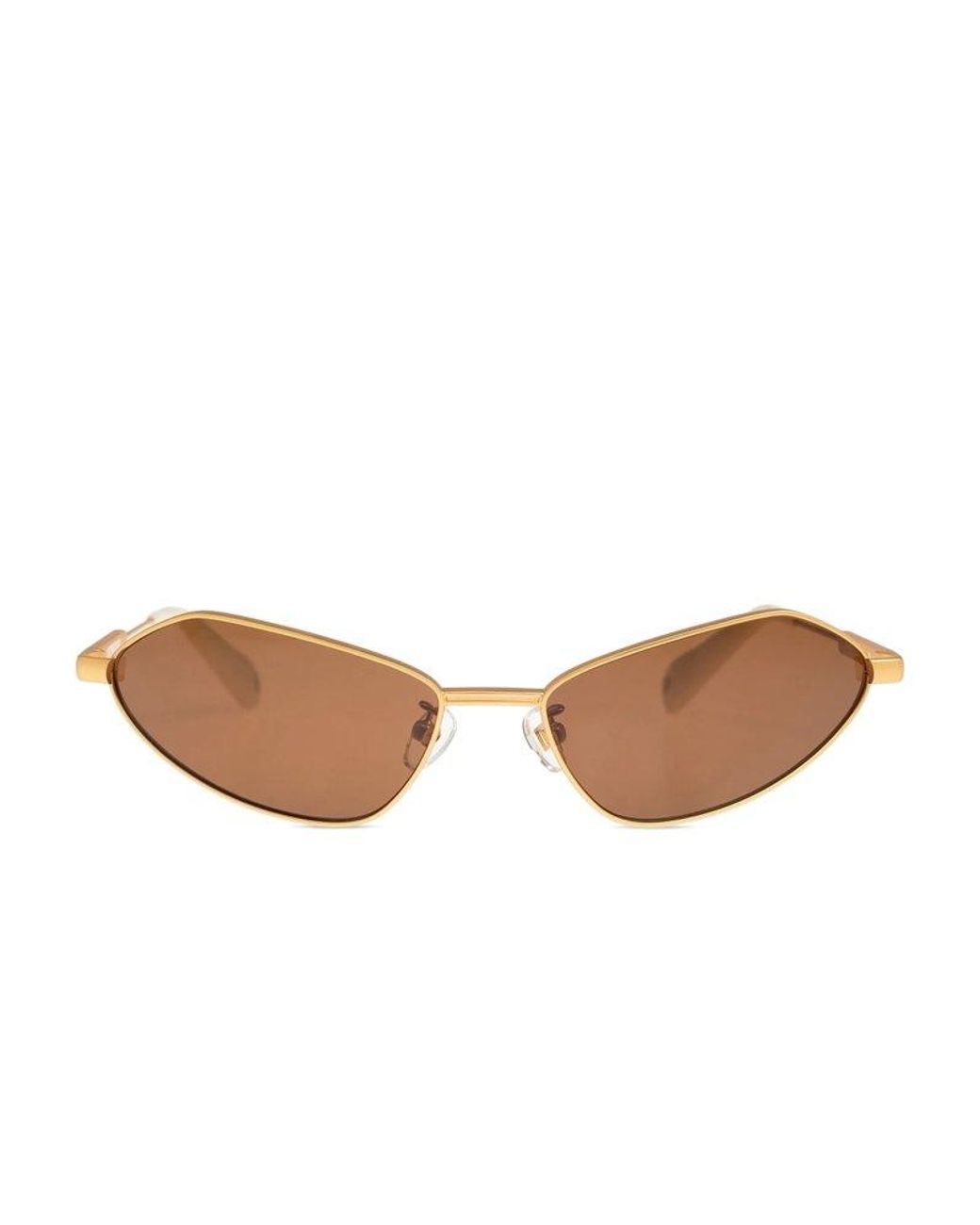 【送料&関税込】Jacquemus Geometric Frame Sunglasses - Unise Jacquemus Geometric Frame Sunglasses in Natural | Lyst