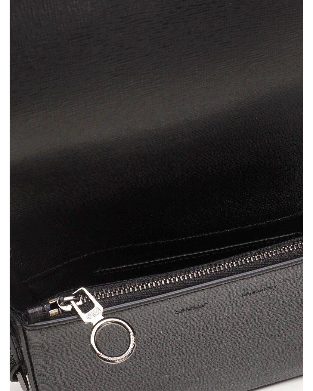 Buy Off-White Diag Flap Bag 'Black/White' - OWNA011F20LEA0041001 - Black