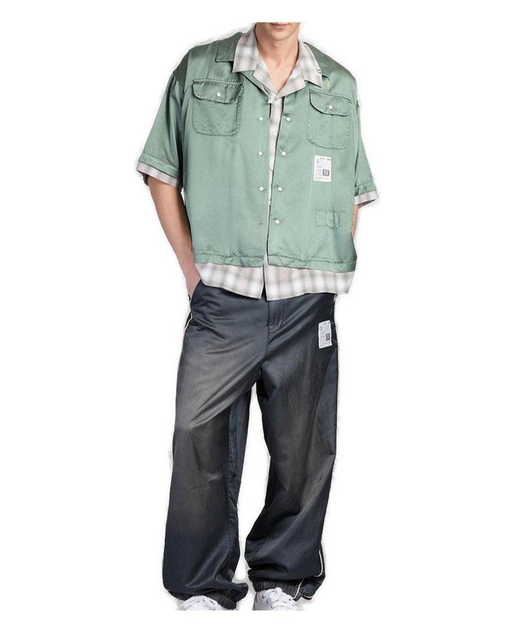MIHARA YASUHIRO 国内買付 Double Layered Short-Sleeve Shirt Maison MIHARA YASUHIRO ONLINE STORE（メゾンミハラヤスヒロ