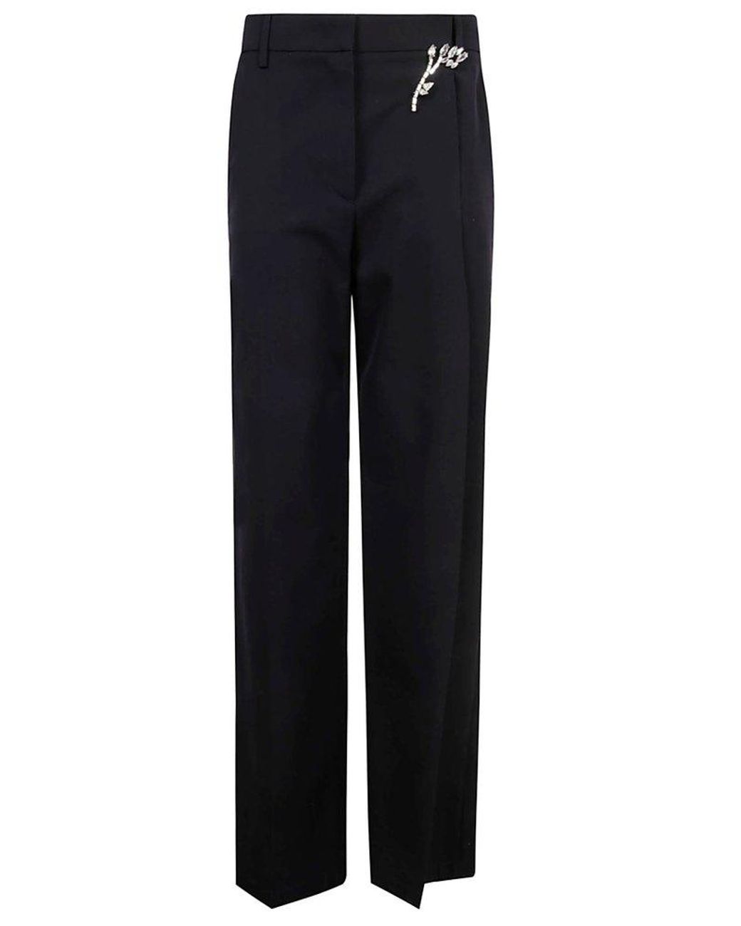 Prada Old Wash Gabardine Pants in Blue Lyst UK
