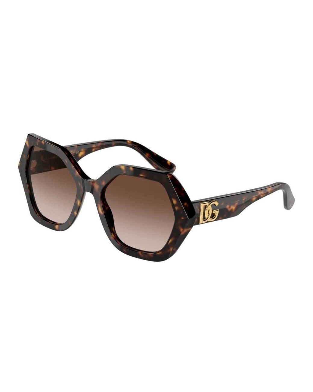 Dolce and gabbana hexagon sunglasses sales