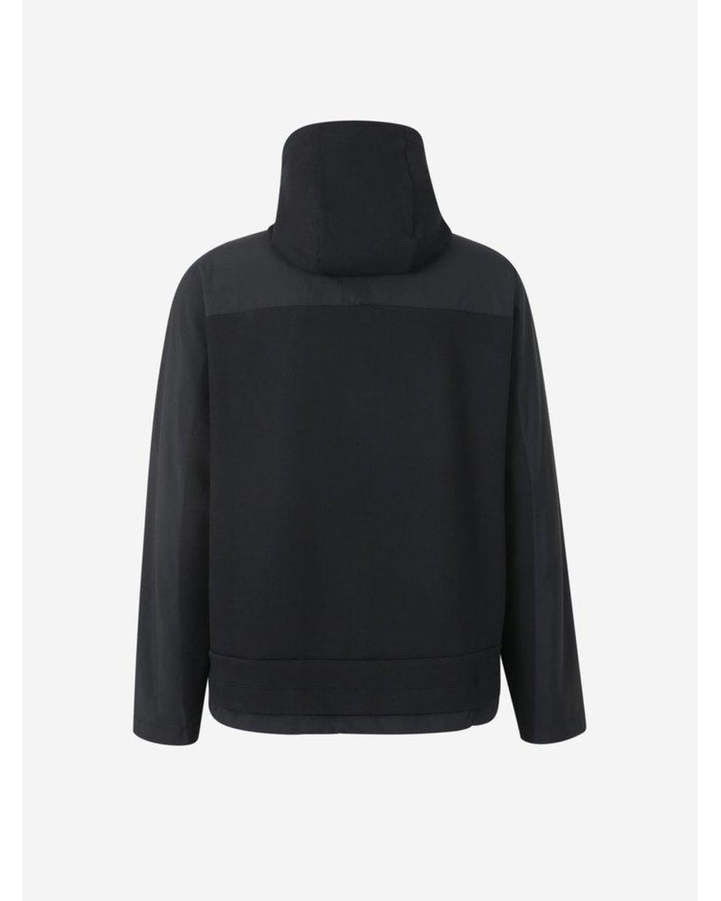 Herno Zip Up Hooded Jacket in Black for Men | Lyst