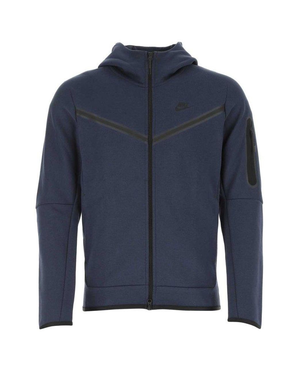 verstoring formaat Grommen Nike Tech Fleece Full-zip Jacket in Blue for Men | Lyst