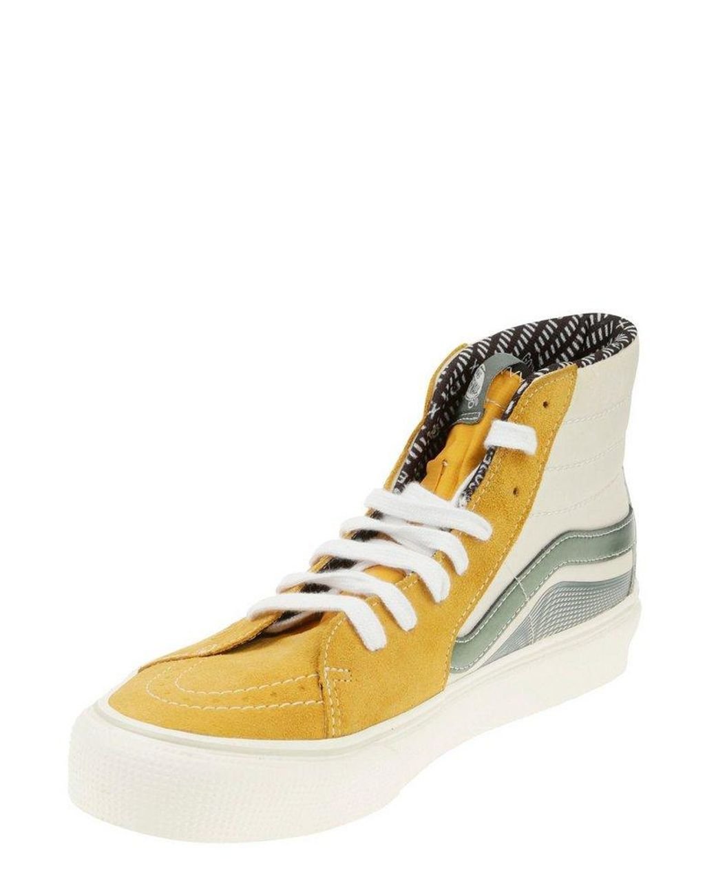 Yellow high hot sale vans