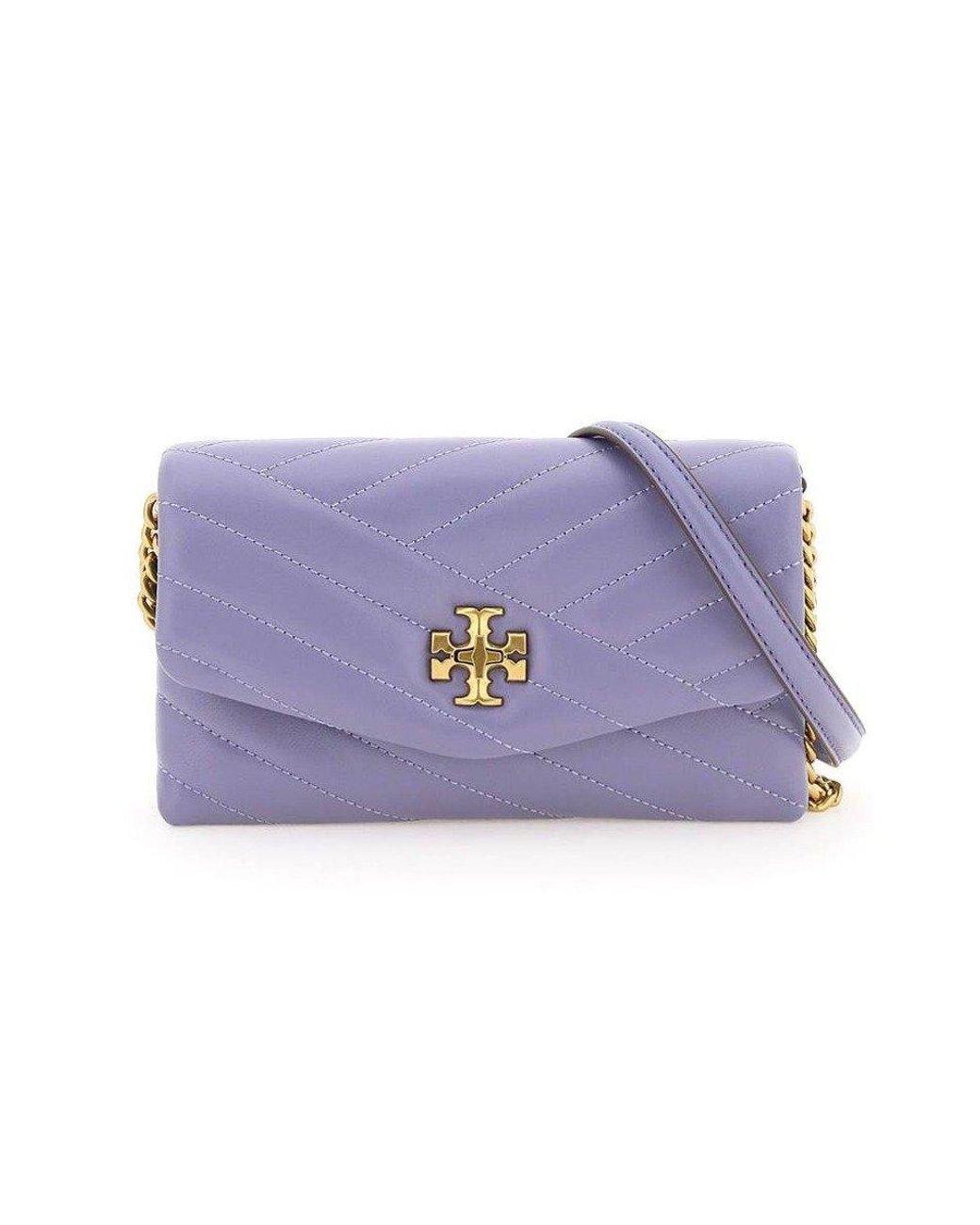Tory Burch Purse with Strap (Purple Leather), Women's Fashion, Bags &  Wallets, Purses & Pouches on Carousell