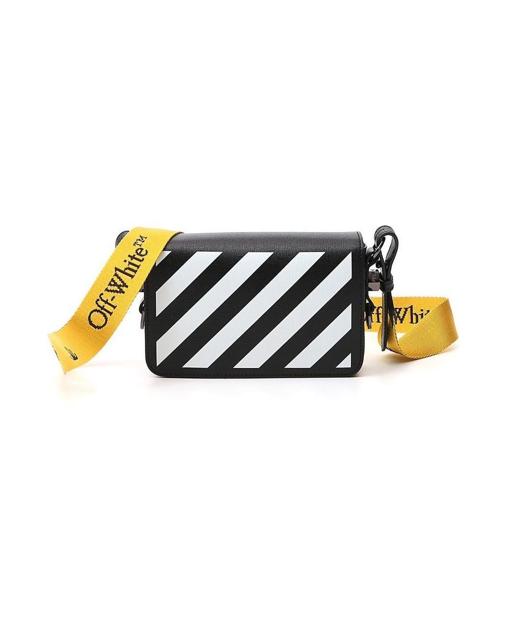 Off-White Diagonal Stripe Mini Flap Bag, $1,155, Nordstrom