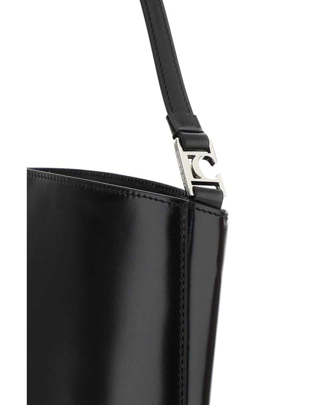 [LOW CLASSIC] / ☆ 24SS LC LOGO MICRO BAG / BLACK Low Classic Logo Embossed Tote Bag in Black | Lyst