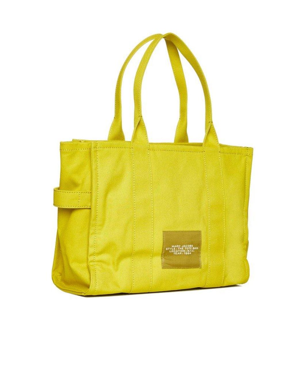 Marc Jacobs The Large Logo Patch Tote Bag in Yellow | Lyst