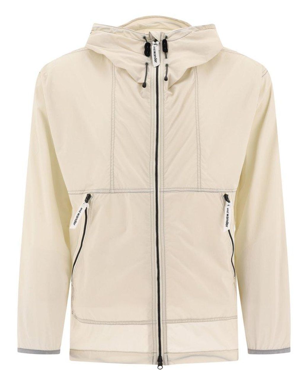 and wander "pertex" Windbreaker Jacket in Natural for Men | Lyst Canada