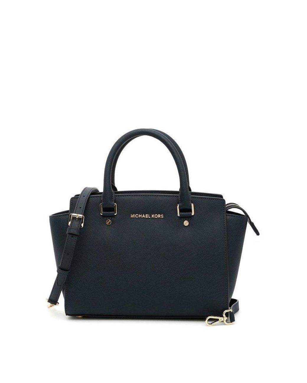 Michael kors selma on sale black tote bag