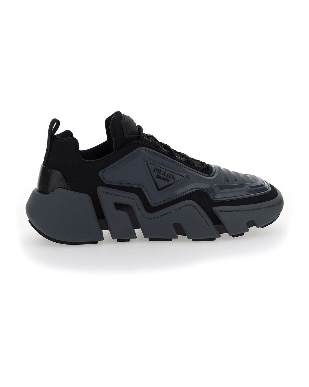 prada techno stretch fabric sneakers