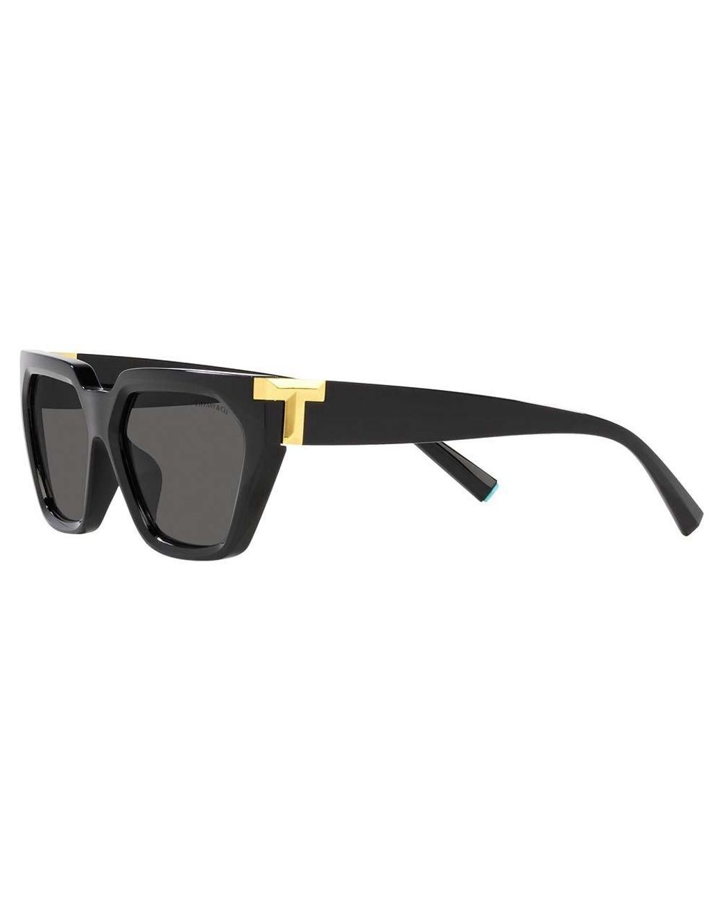 Tiffany Co. Square Framed Sunglasses in Black Lyst