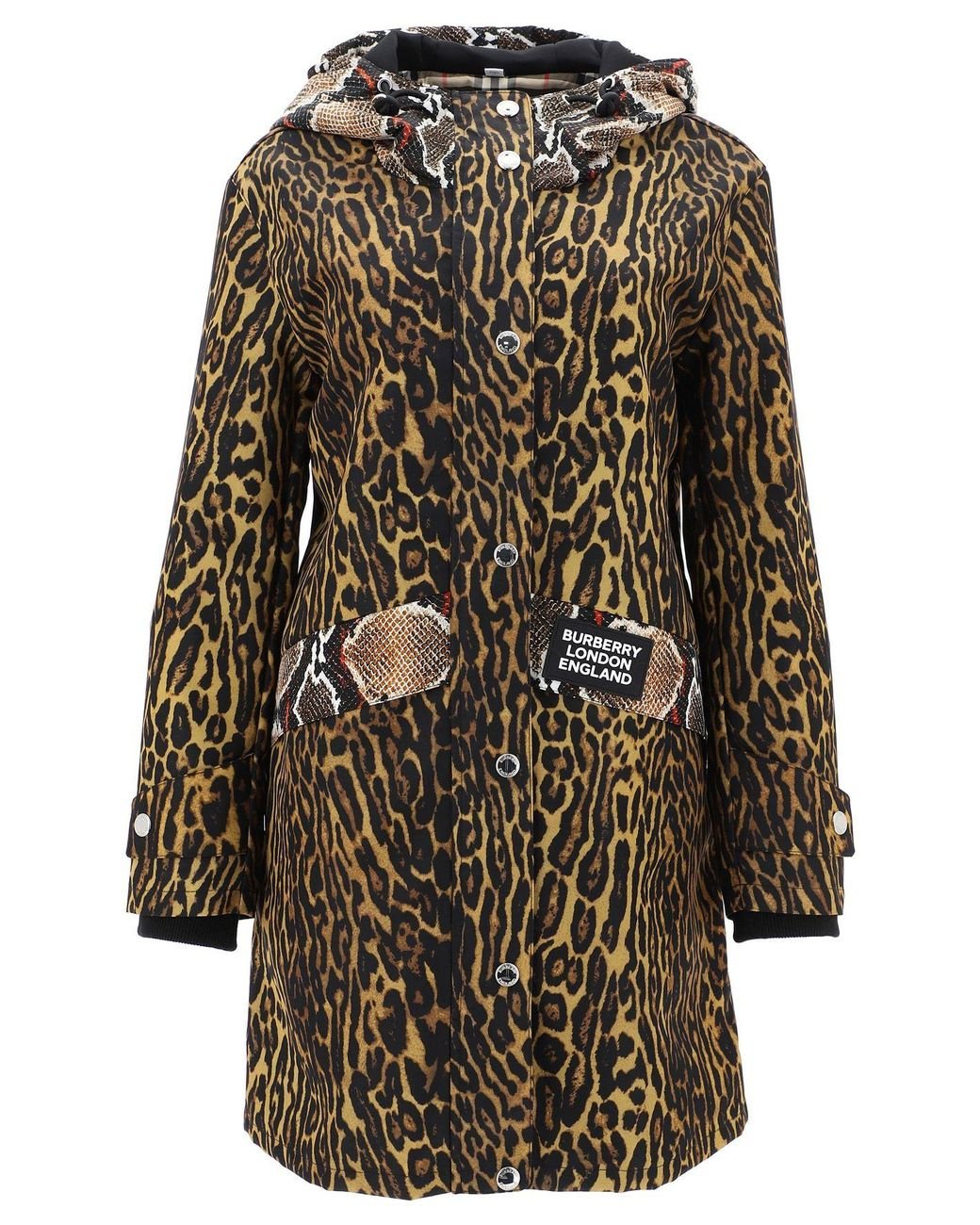 Burberry Synthetic Animal Print Raincoat Save 4 Lyst