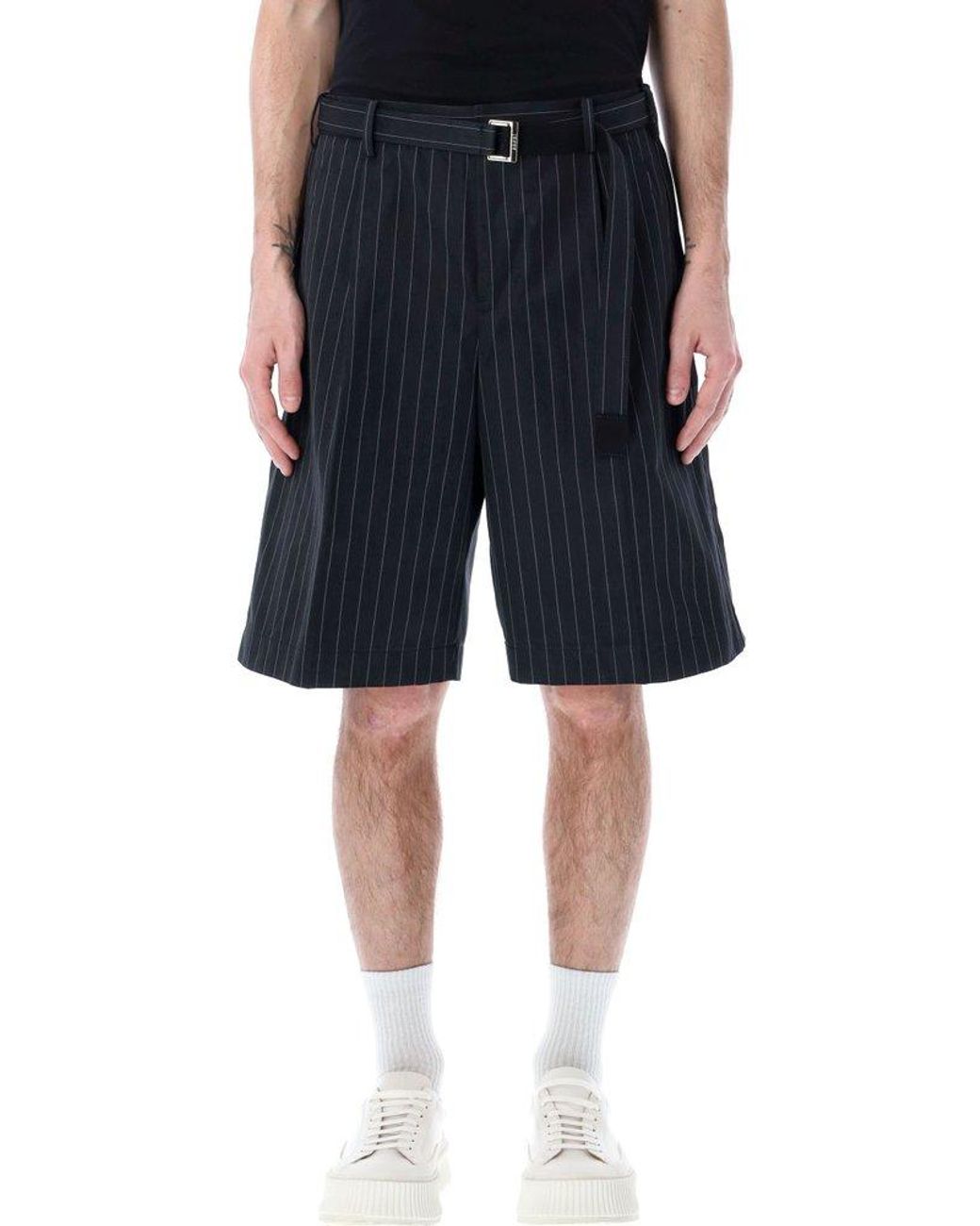 Belted bermuda deals shorts