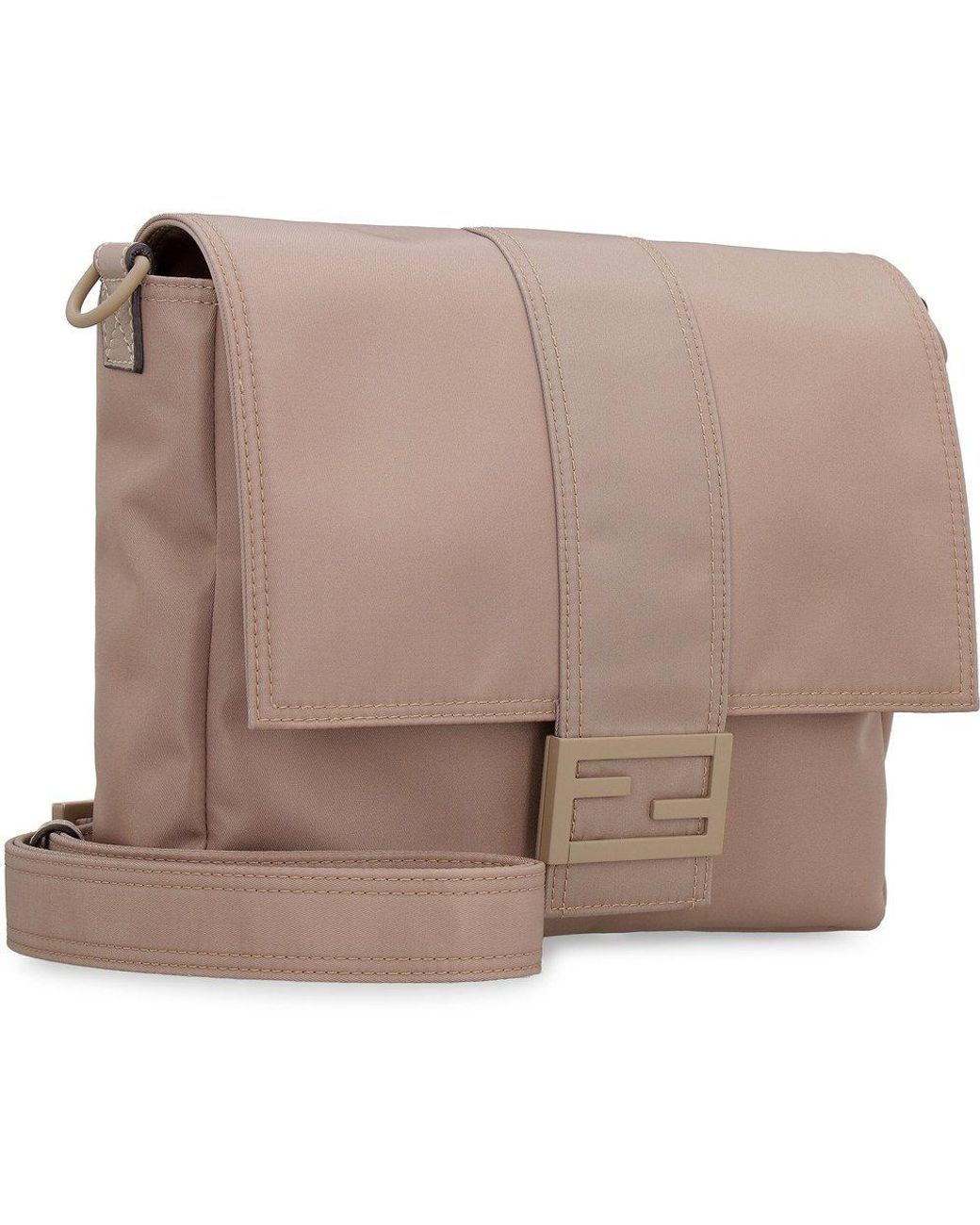 Fendi Baguette Nylon Messenger Bag for Men Lyst